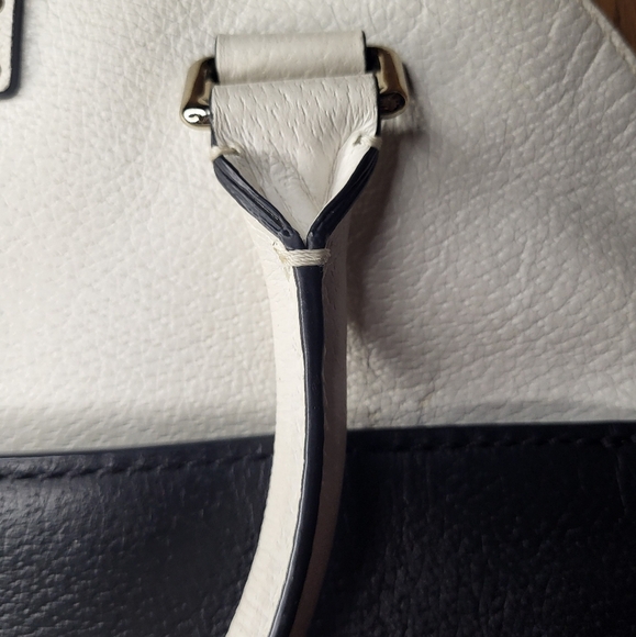 Kate spade Shoulder Bag Black and white Cow leather Purse - Picture 4 of 11